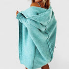 Women's Knit Cardigan with Soft Fabric and Relaxed Fit