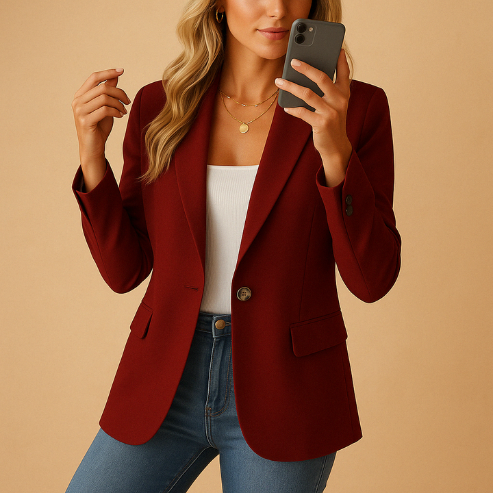 Charlotte | Tailored Single-Breasted Blazer