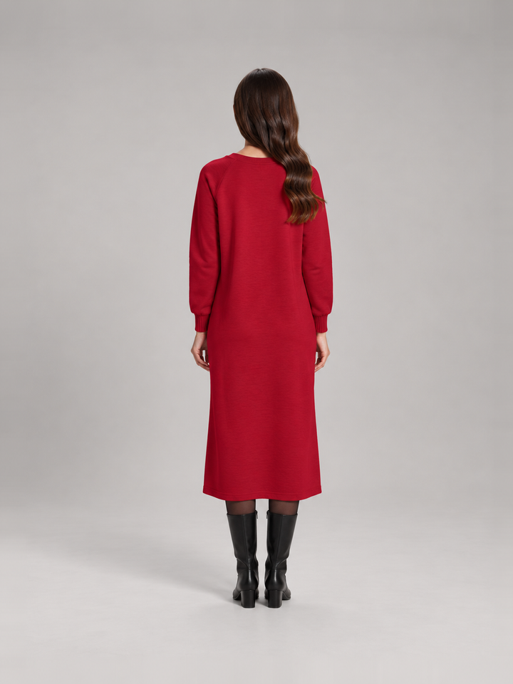 Elegant Soft Dress with V-Neck for Women – Yvonne