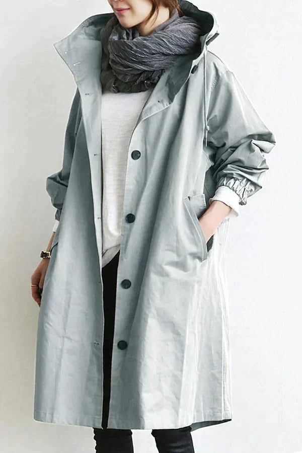 Waterproof Oversized Trench Coat for Spring &amp; Summer
