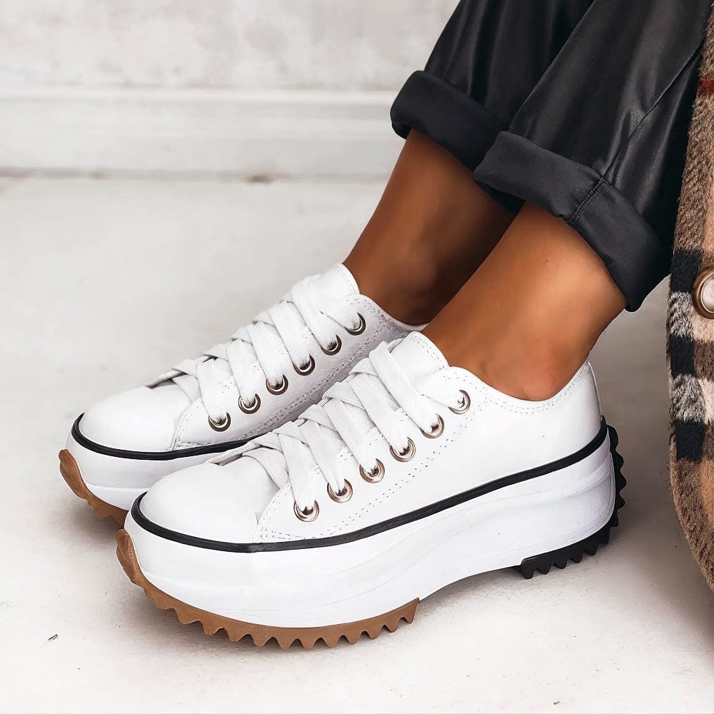 Sneakers for Women | Orthopedic Low Cut Lace-Up Design