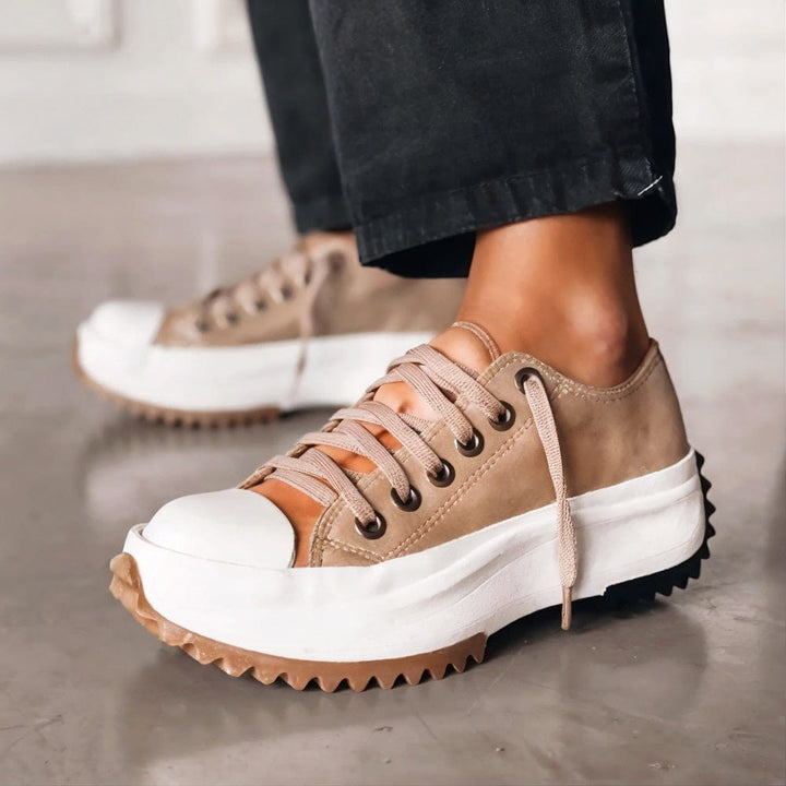 Sneakers for Women | Orthopedic Low Cut Lace-Up Design