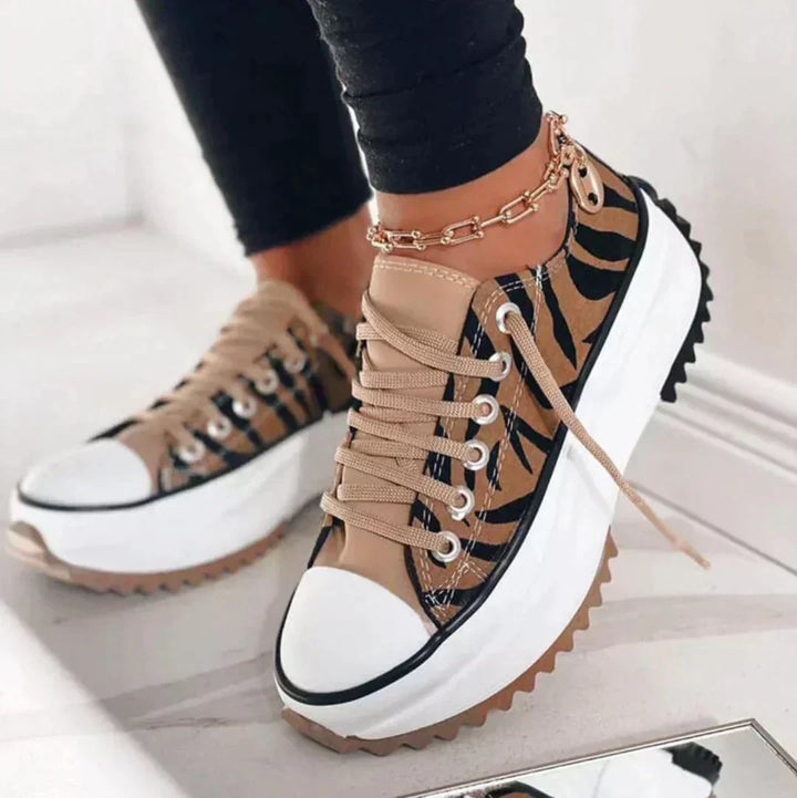 Sneakers for Women | Orthopedic Low Cut Lace-Up Design