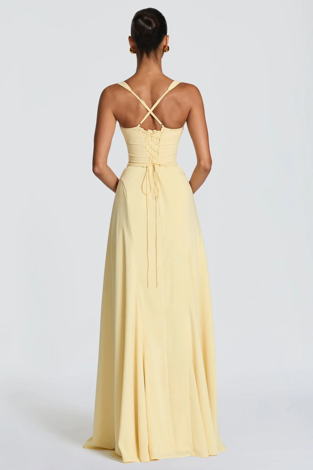 Amber | Evening Prom Maxi Dress with Sweetheart Neckline and Straps