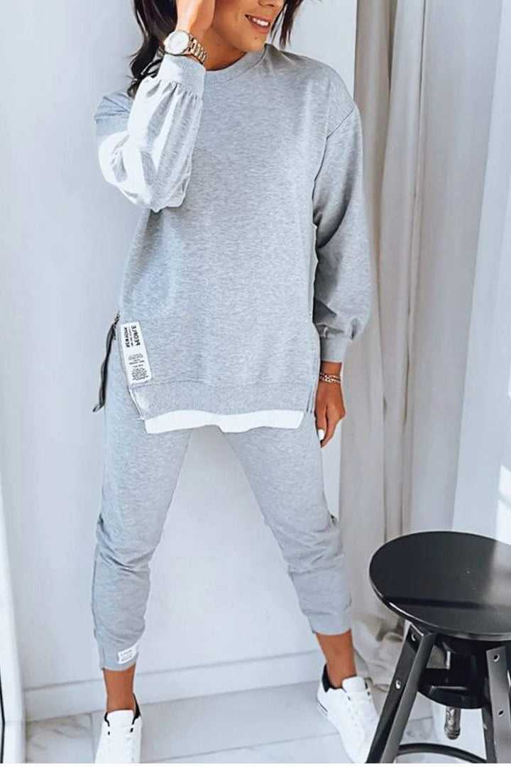 Angelika | Oversized Loungewear Set with Crew Neck for Women
