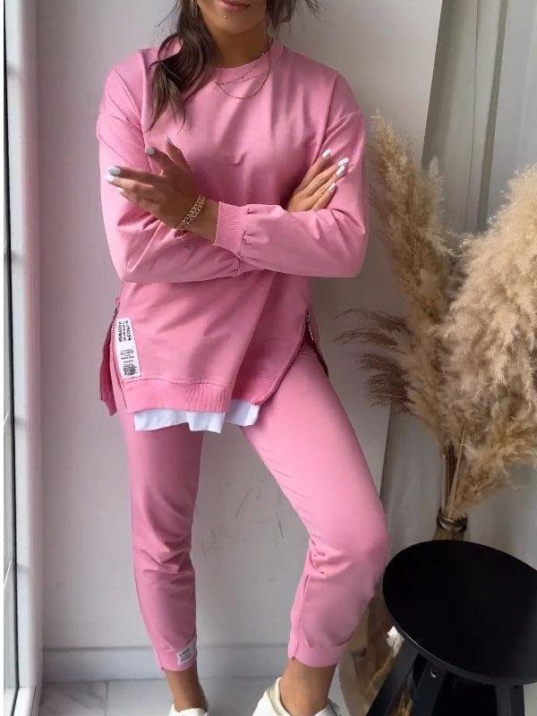 Angelika | Oversized Loungewear Set with Crew Neck for Women
