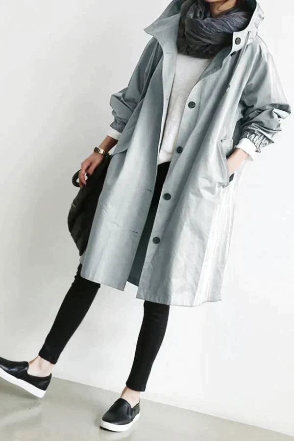 Waterproof Oversized Trench Coat for Spring &amp; Summer
