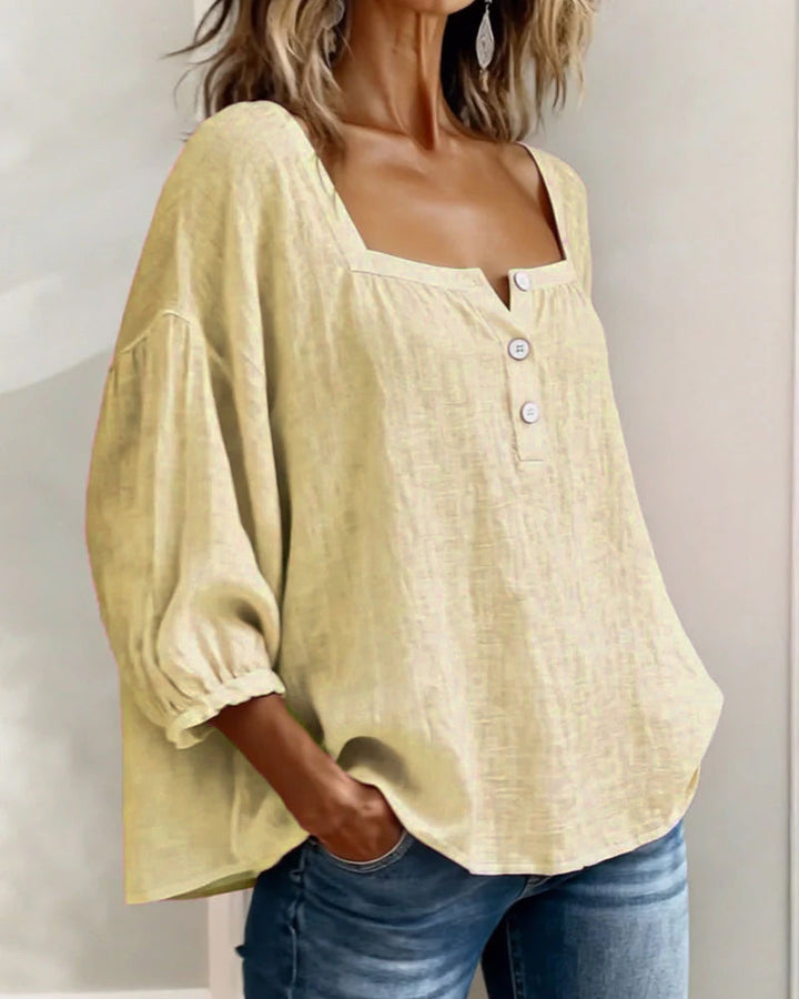 Orlinda | Stylish Relaxed Puff Sleeve Blouse