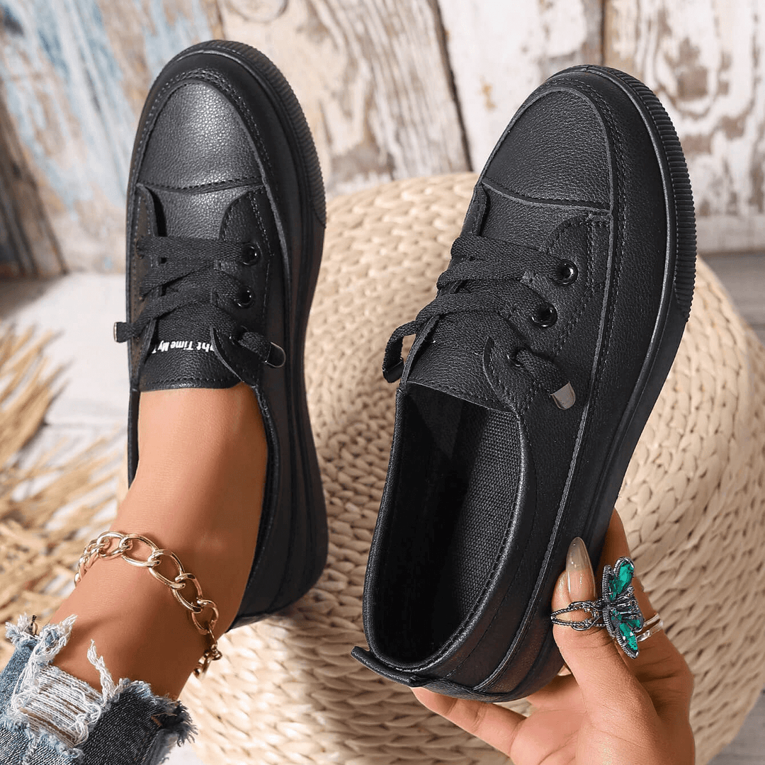 Alessia | Classic Orthopedic Insoles Laced Shoes