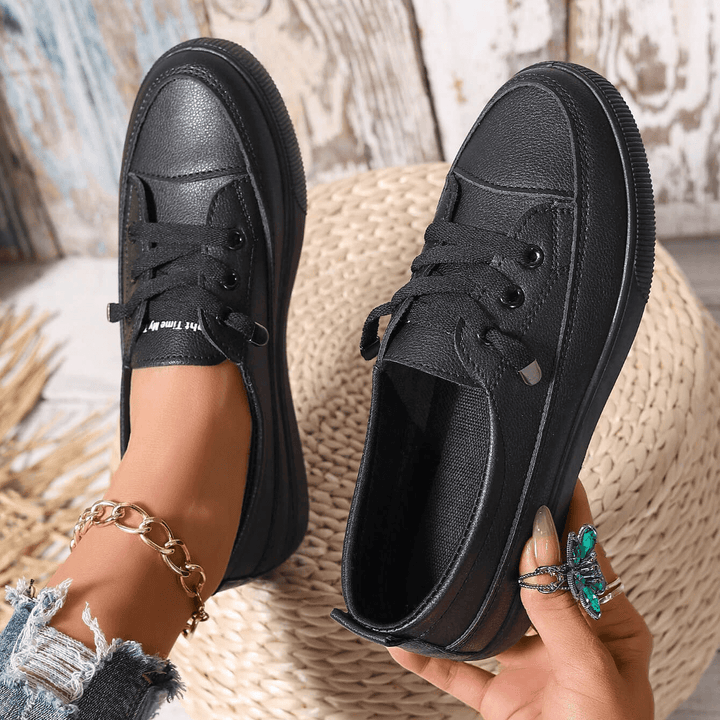 Alessia | Classic Orthopedic Insoles Laced Shoes