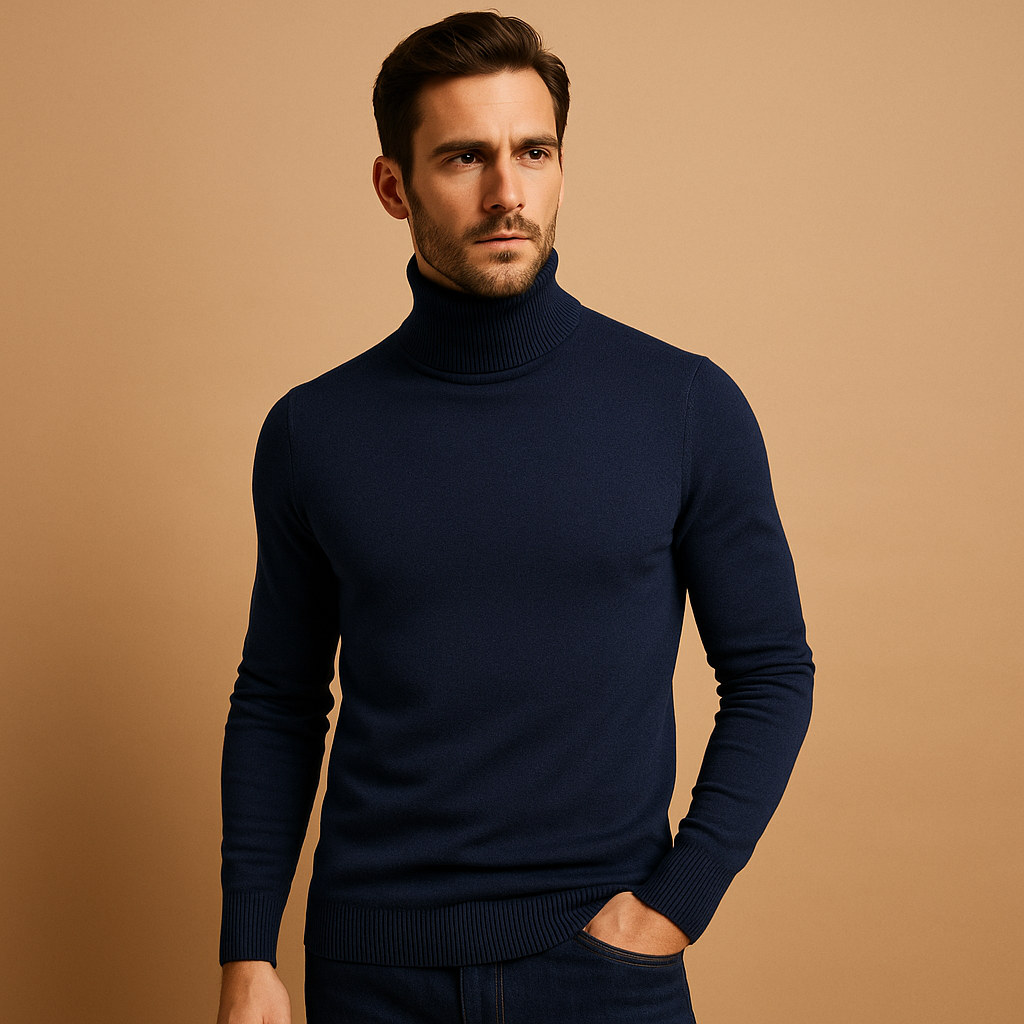 Comfortable turtleneck sweater for men with a stylish fit | Ruben