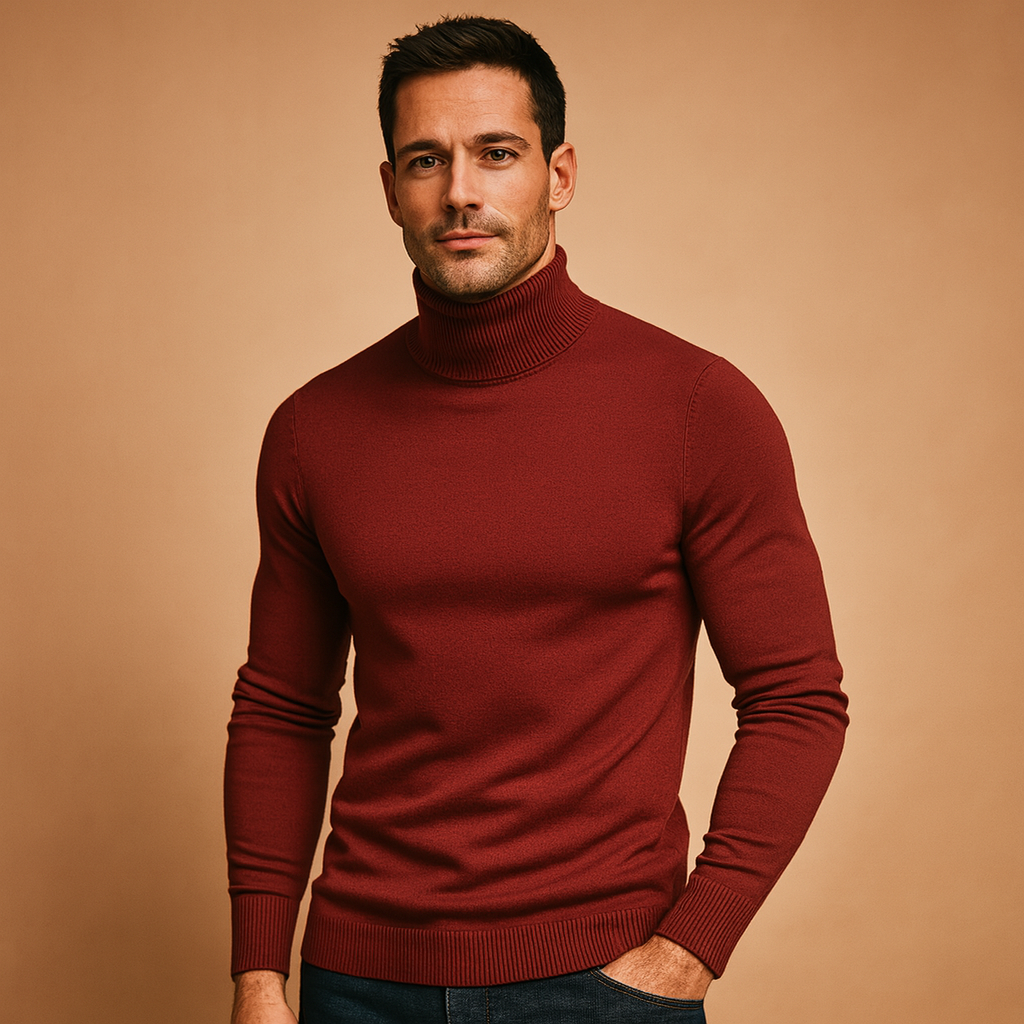 Comfortable turtleneck sweater for men with a stylish fit | Ruben