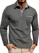 Chris | Men's Winter Long Sleeve Polo Shirt