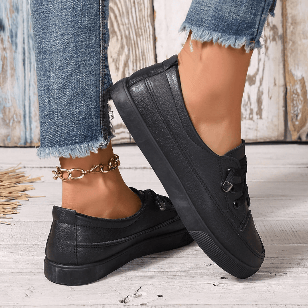 Alessia | Classic Orthopedic Insoles Laced Shoes