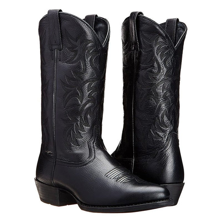 Keaton | Embroidered Cowboy Boots with Pointed Toe for Women