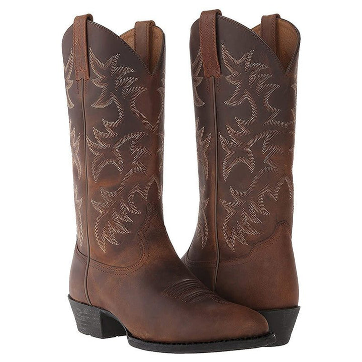 Keaton | Embroidered Cowboy Boots with Pointed Toe for Women