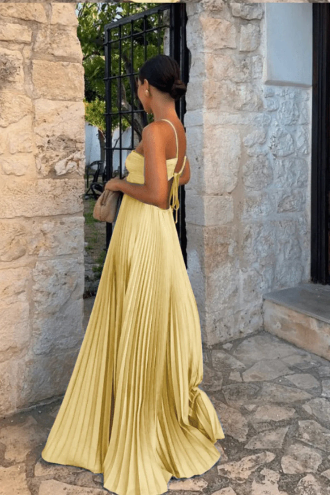 Freya | Halter Neck Evening Maxi Dress with Cut Out