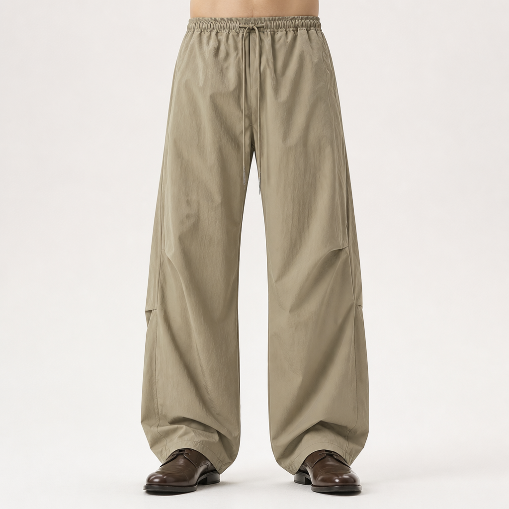 Gustav | Wide Leg Pants Pleated Lightweight