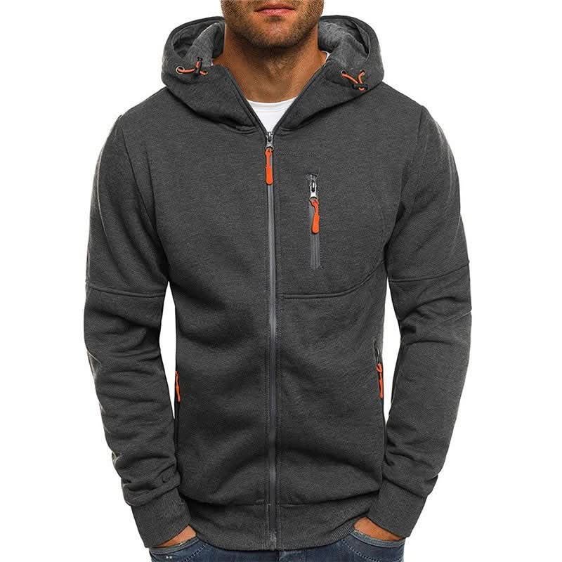 Drax | Hoodie Full Zip Fleece Lined Sweatshirt