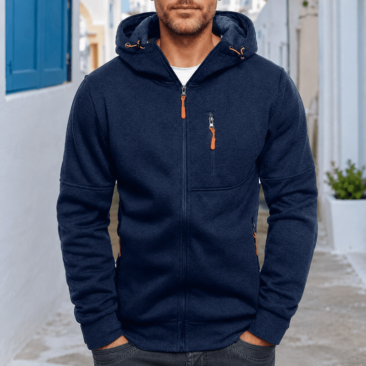 Drax | Hoodie Full Zip Fleece Lined Sweatshirt