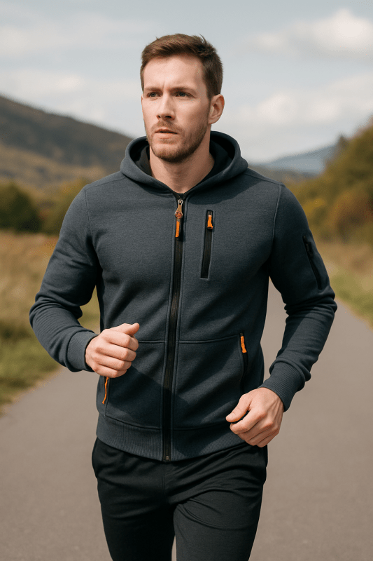 Drax | Hoodie Full Zip Fleece Lined Sweatshirt