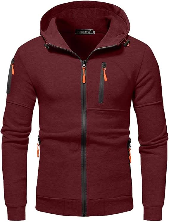 Drax | Hoodie Full Zip Fleece Lined Sweatshirt