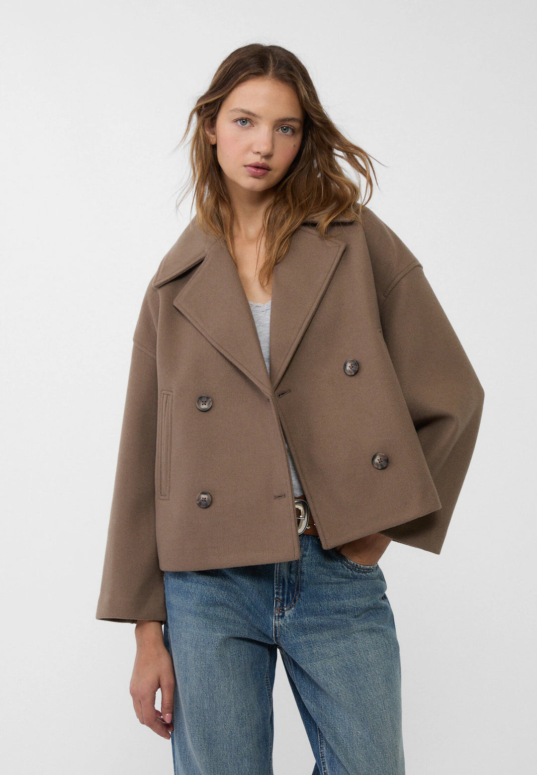Sophia | Short Double Breasted Jacket