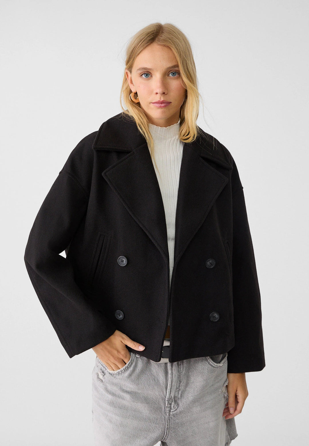 Sophia | Short Double Breasted Jacket
