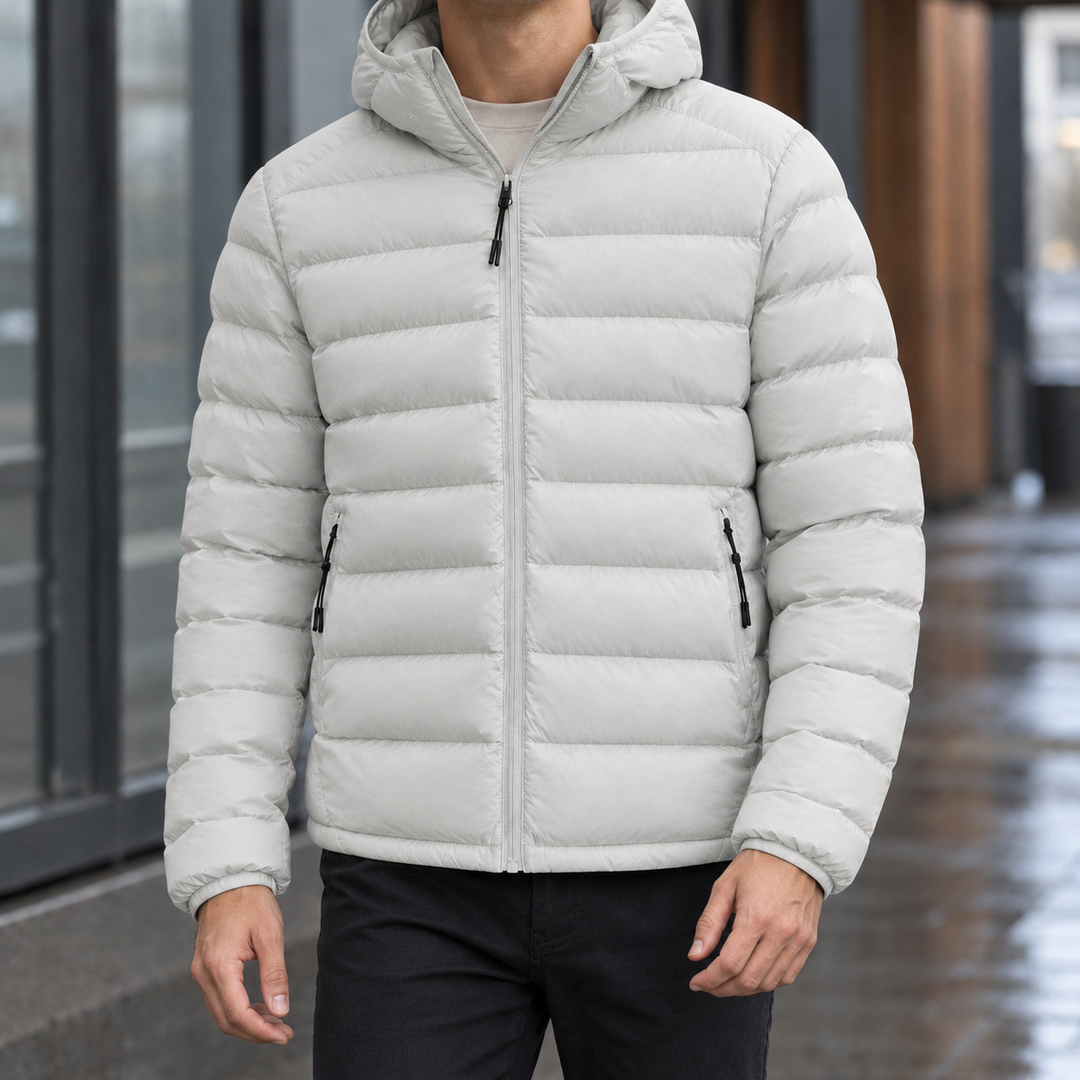 Hudson Hooded Puffer Jacket