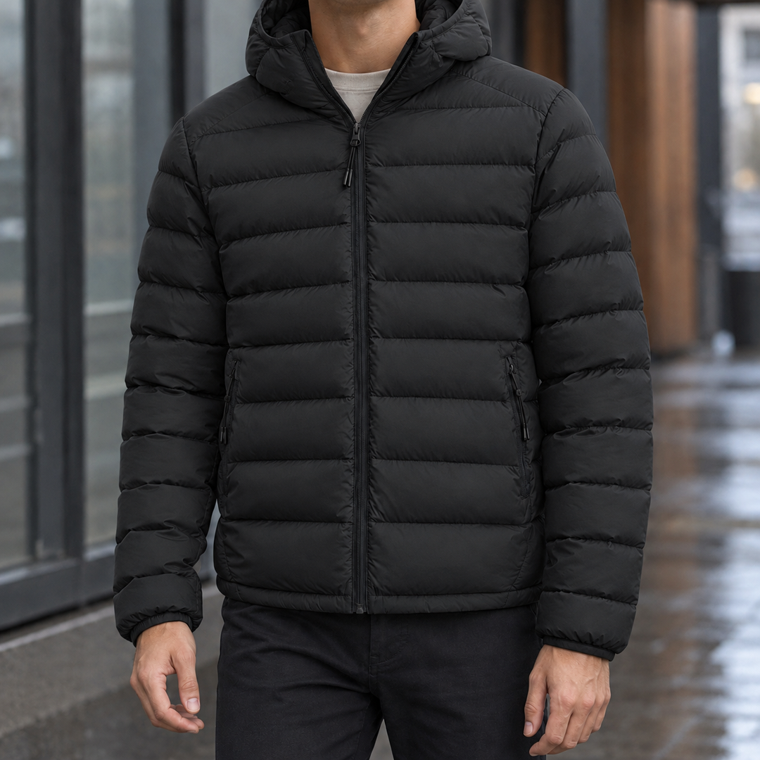 Hudson Hooded Puffer Jacket