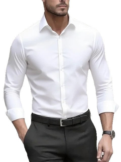 Lorcan | Dress Shirt Wrinkle Free Formal Business Long Sleeve