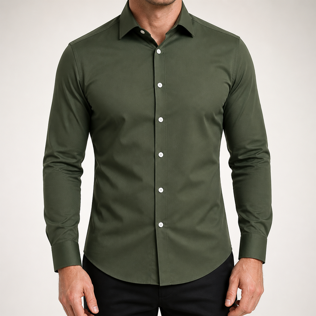 Lorcan | Dress Shirt Wrinkle Free Formal Business Long Sleeve