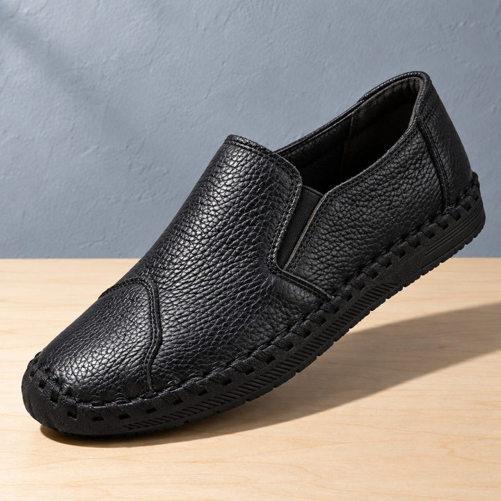 Alderton | Loafers Leather Slip On Orthopedic Hand Stitched