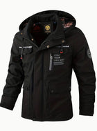 Men's Waterproof Padded Winter Jacket with Hood
