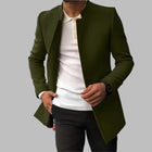 Gareth | Men's Zip-Front Oversized Coat for Fall and Winter