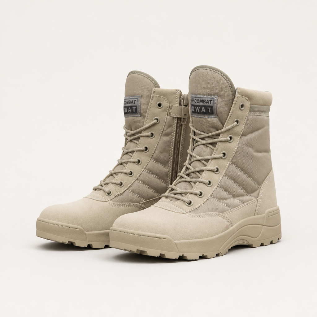 Sawyer | Combat Boots Army Lace Up Chunky Sole