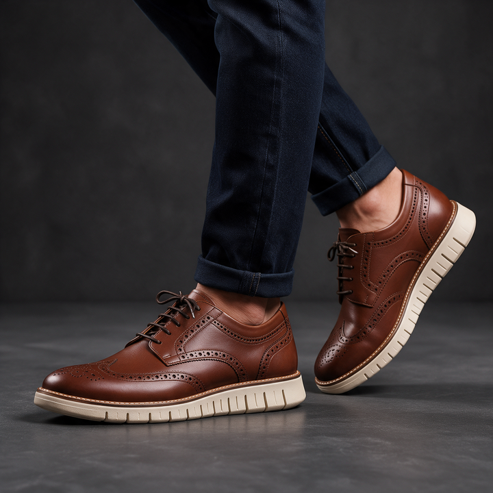 Redmond | Dress Sneakers Wingtip Brogue Leather