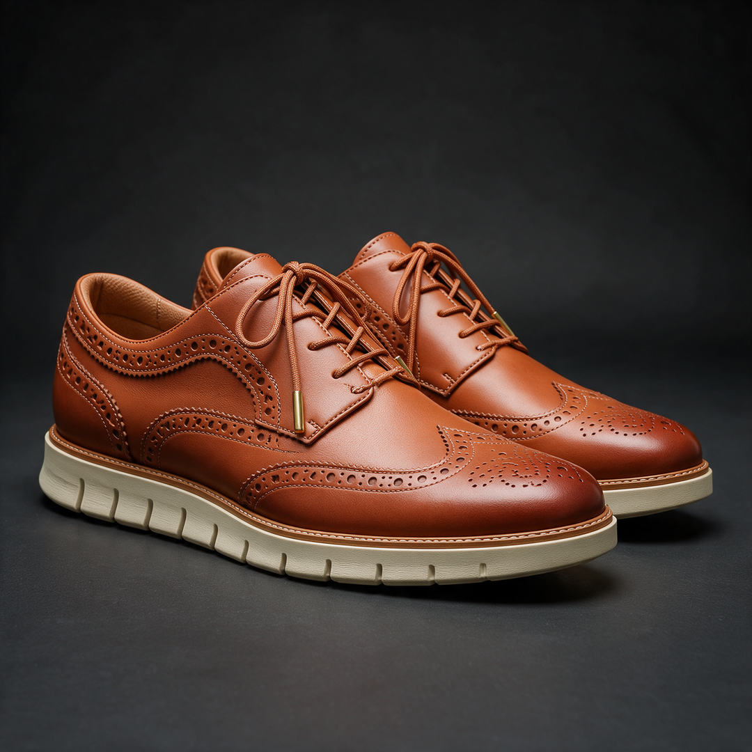 Redmond | Dress Sneakers Wingtip Brogue Leather