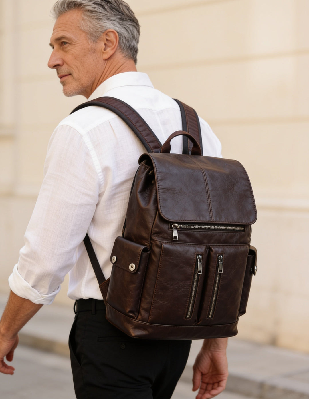 Harlan | Backpack Laptop Leather Travel