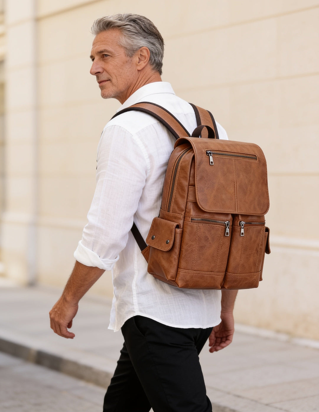 Harlan | Backpack Laptop Leather Travel