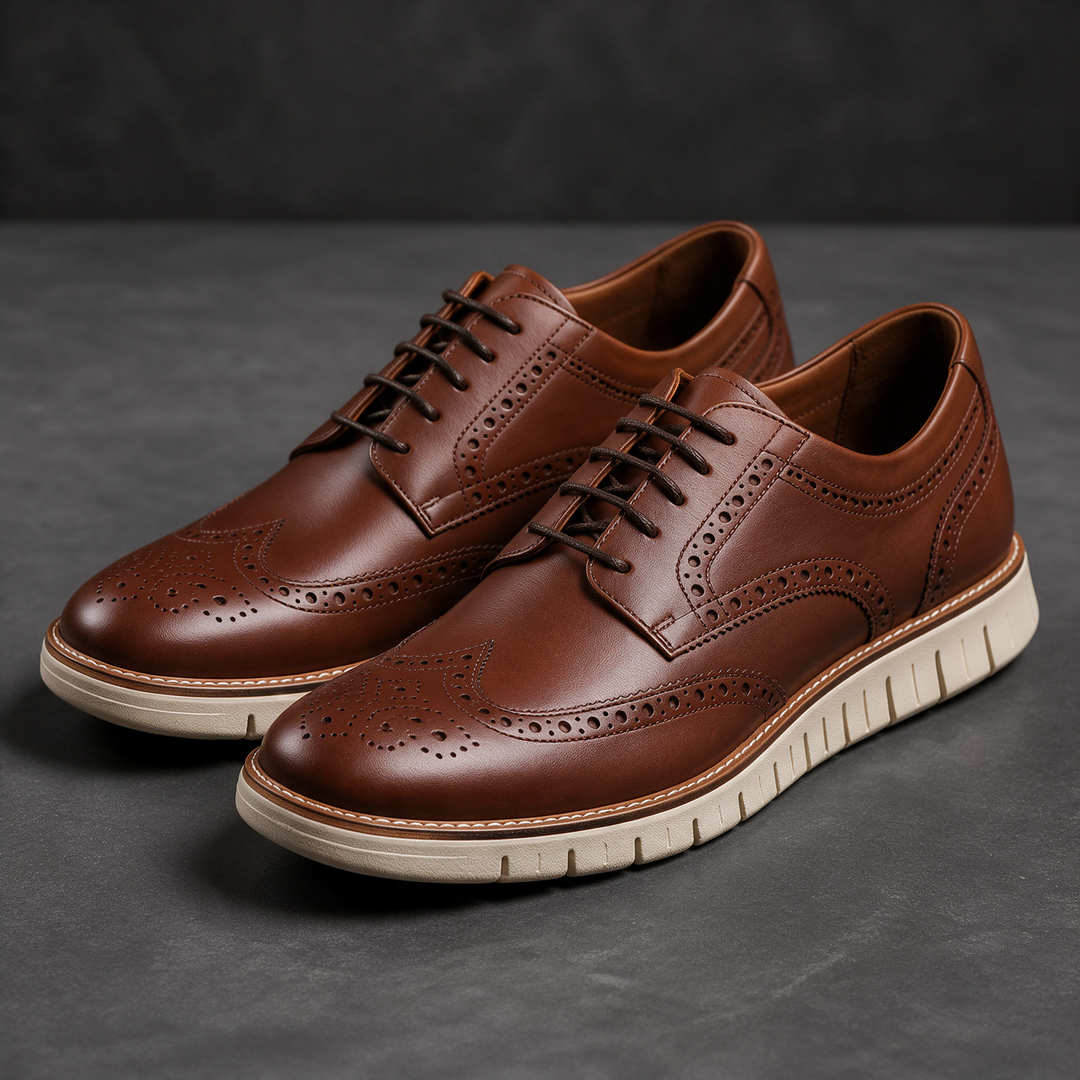 Redmond | Dress Sneakers Wingtip Brogue Leather