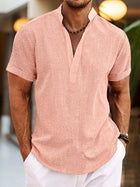 Daniel | Men's Winter Henley Short Sleeve Shirt