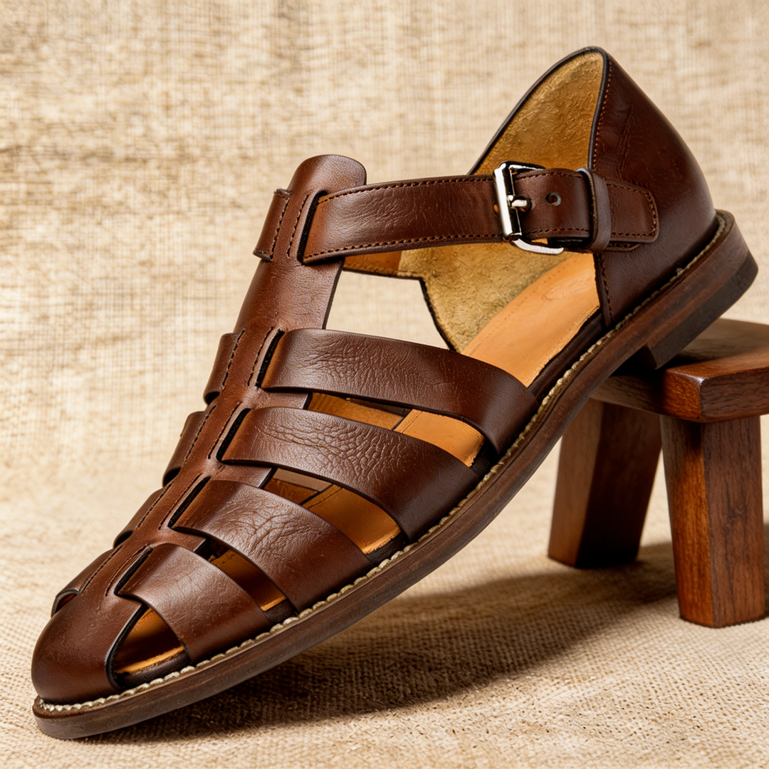 Maverick Leather Fisherman Sandal