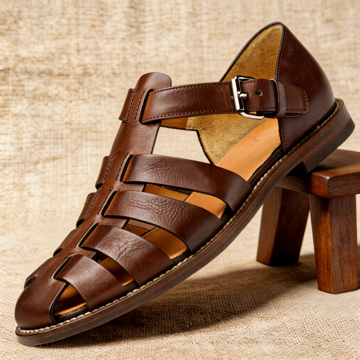 Maverick Leather Fisherman Sandal