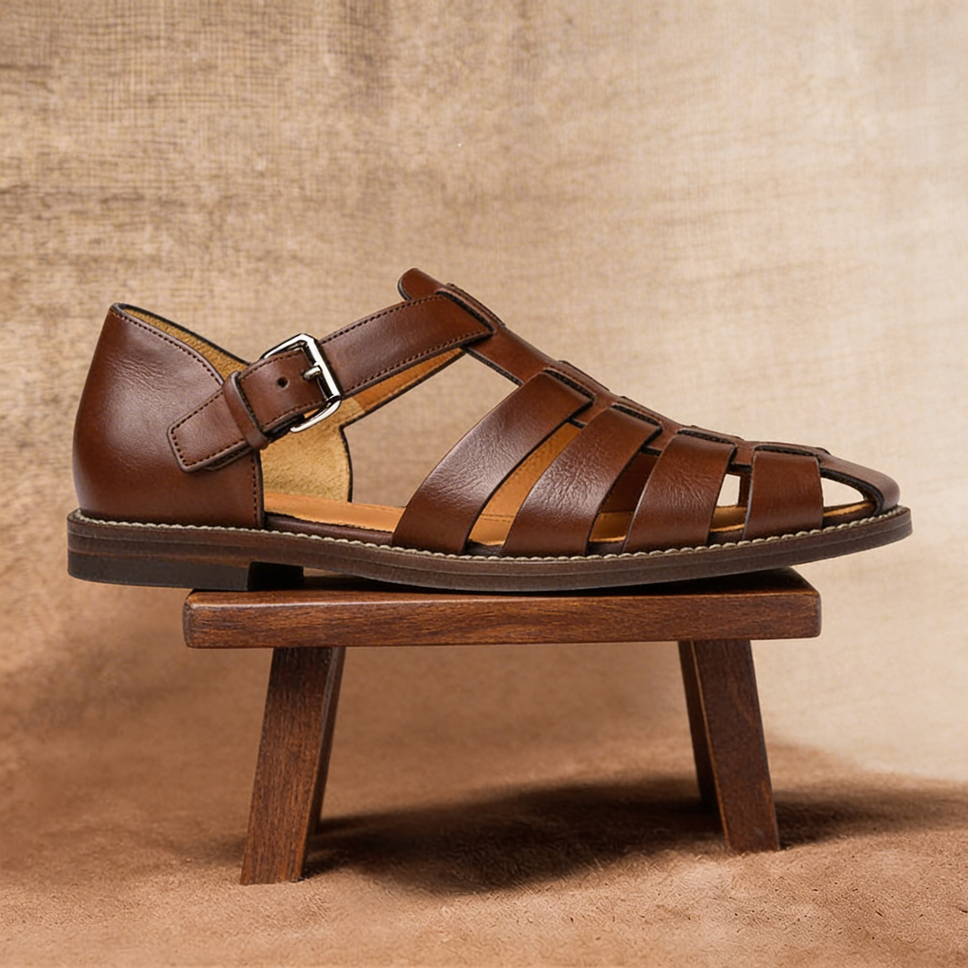 Maverick Leather Fisherman Sandal