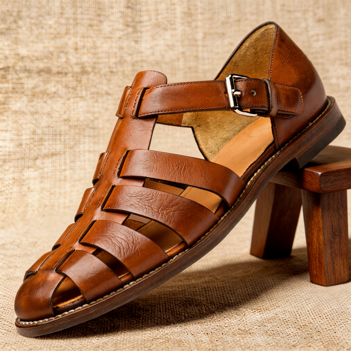 Maverick Leather Fisherman Sandal